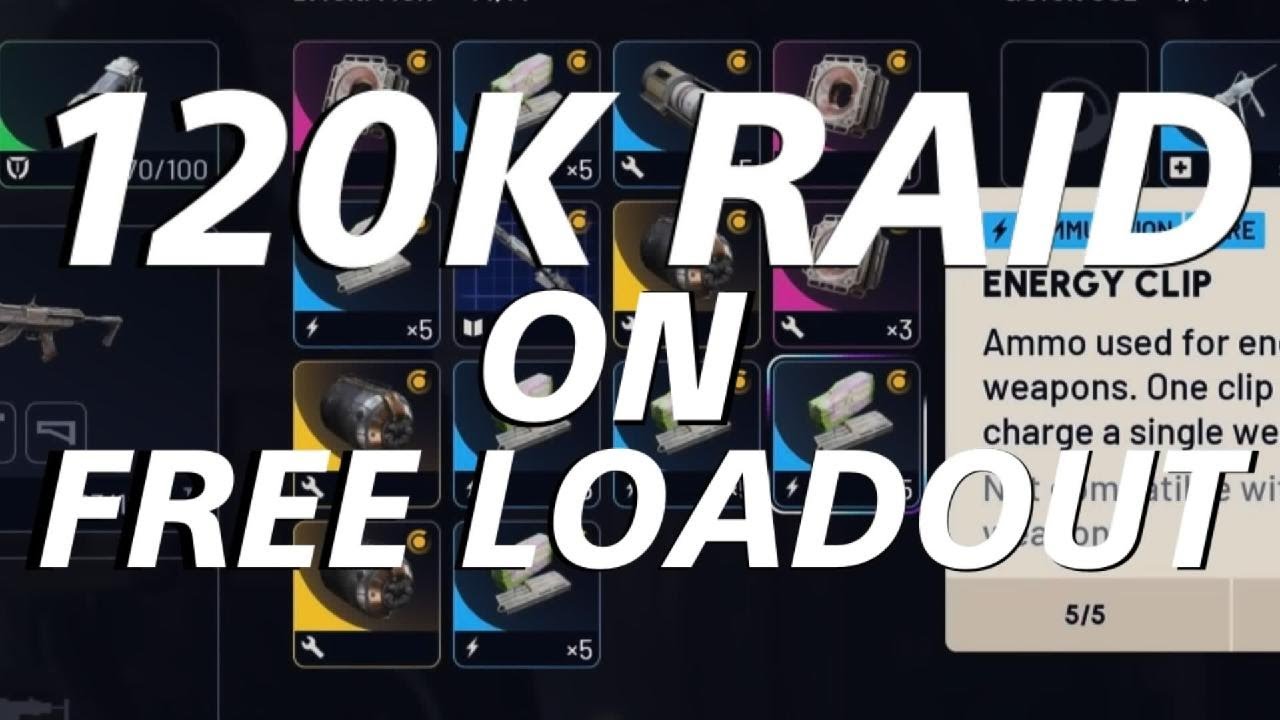 120K Raid with Free Loadout - Arc Raiders
