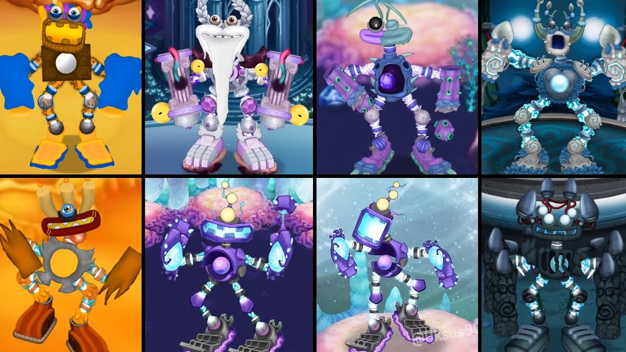 ALL Fanmade Epic Wubbox Amber Island vs Epic Wubbox Magical Sanctum vs Epic Wubbox Ethereal