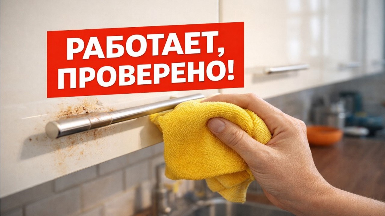 Вы ни за что не догадаетесь, что так можно было. Отмываю РУЧКИ и ФАСАДЫ кухонного гарнитура