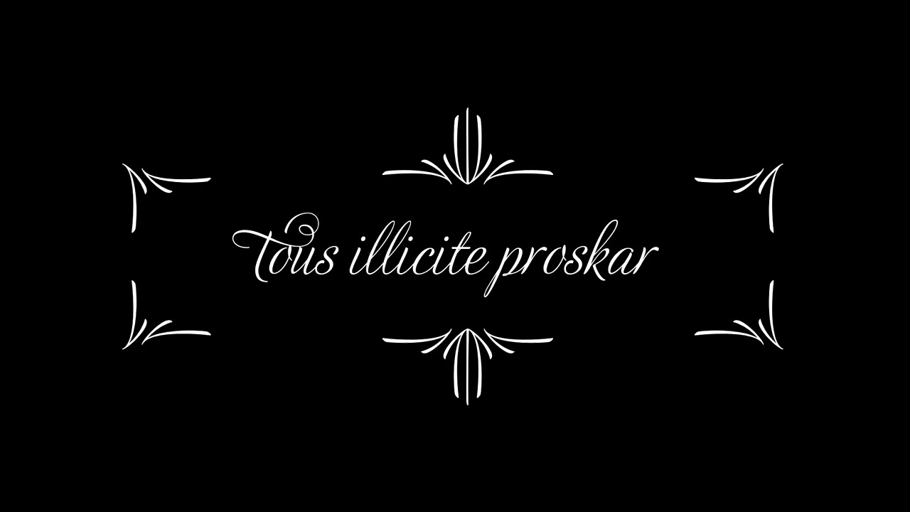 Tous illicite Proskar