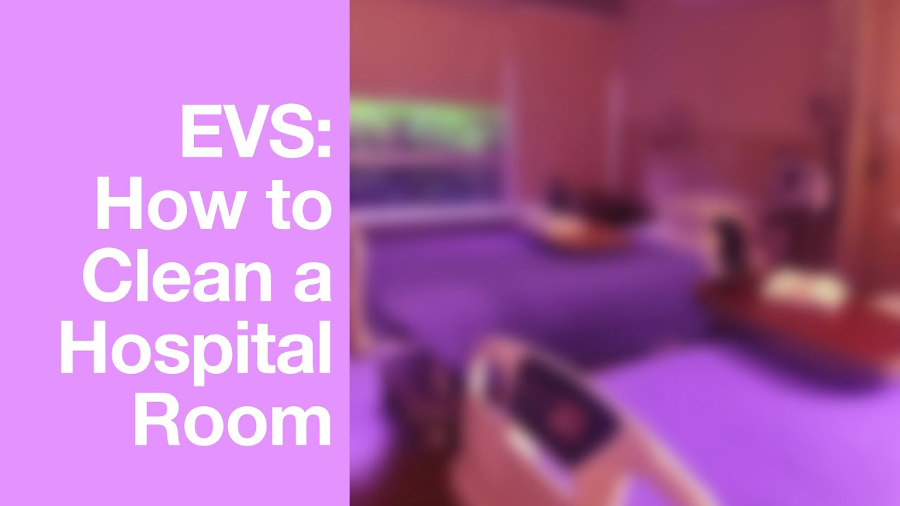 🧹How To Be An EVS Hospital Houskeeper/Custodian: How to Clean Rooms 🧼🧽