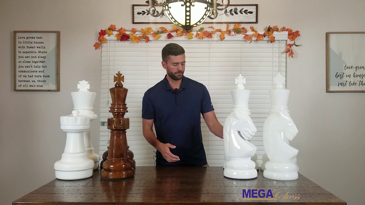 MegaChess Giant Chess Sets - Comparison Materials Used In Our Outdoor Chess Sets