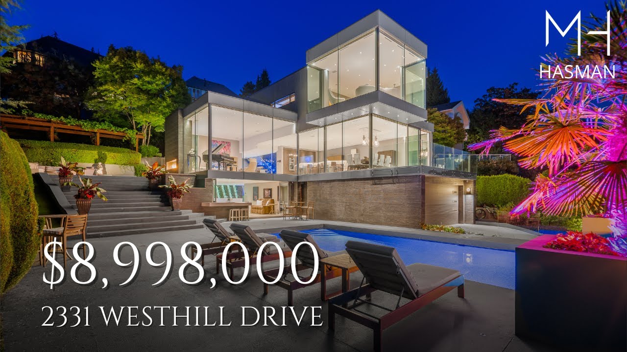 An Architectural Modern Masterpiece in West Vancouver's Most Exclusive Westhill Enclave