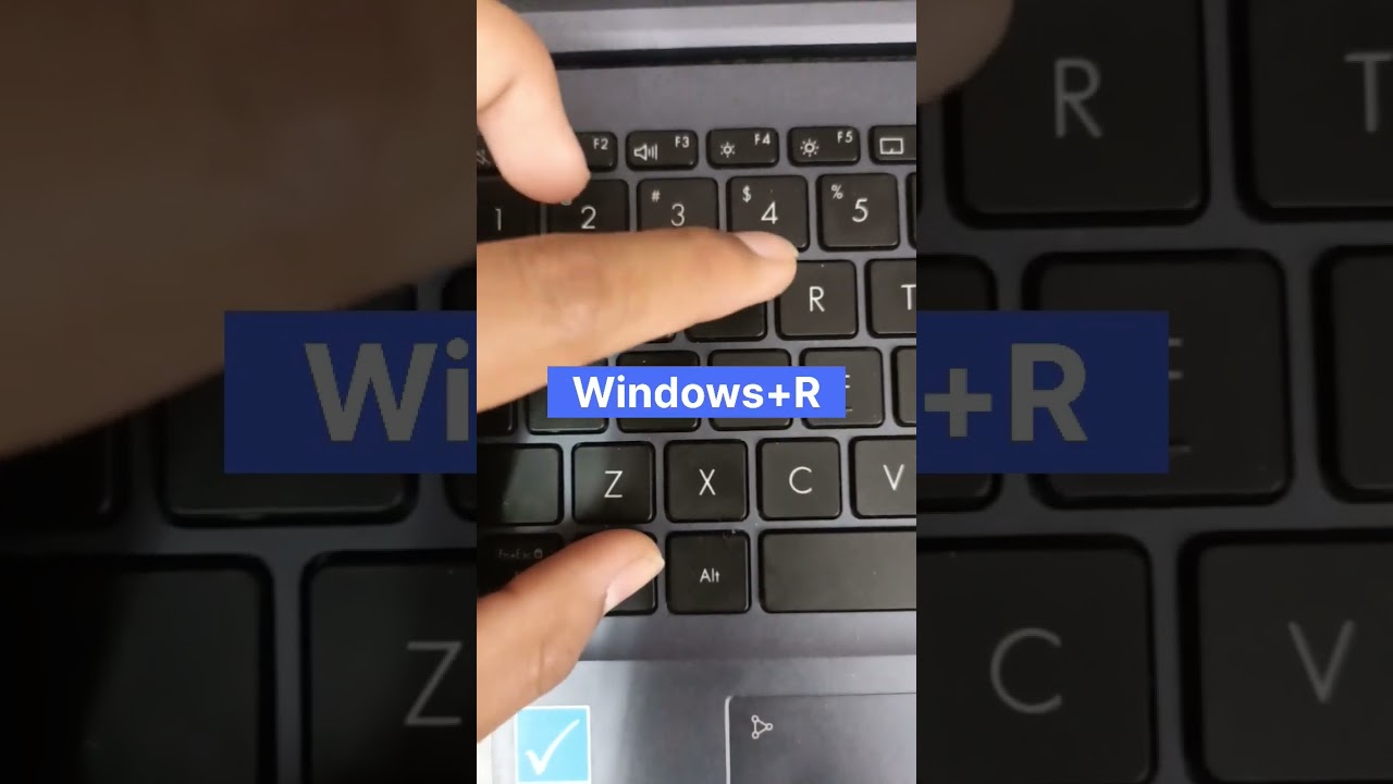 How to open run command in laptop/pc #shorts #youtubeshorts