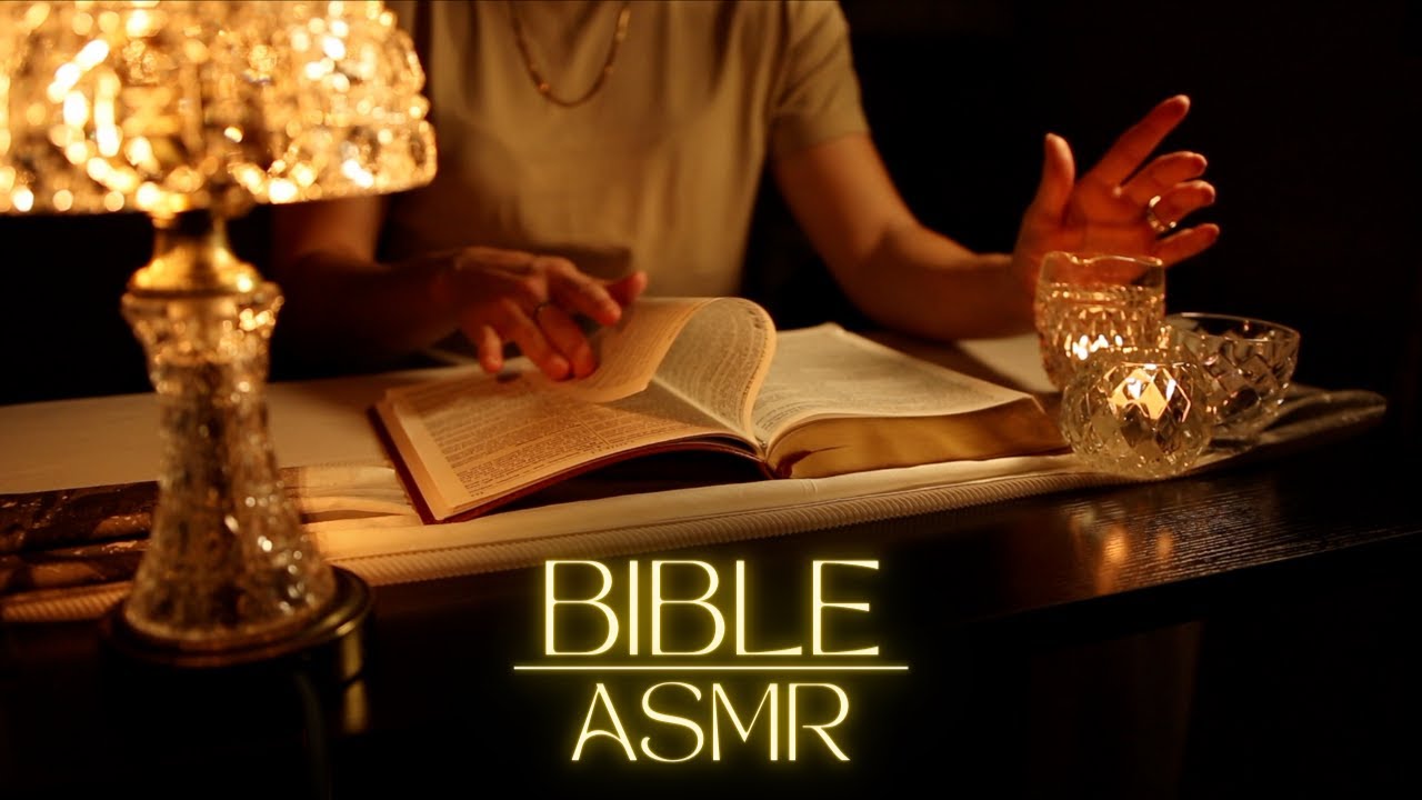 Чтение Библии в режиме ASMR — Книга Иакова + Уютные звуки камина 🔥