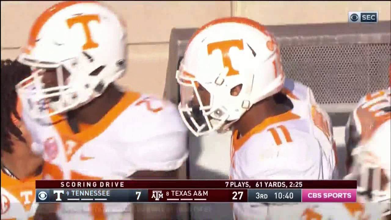 Texas A&M vs Tennessee 2016 -- Highlights