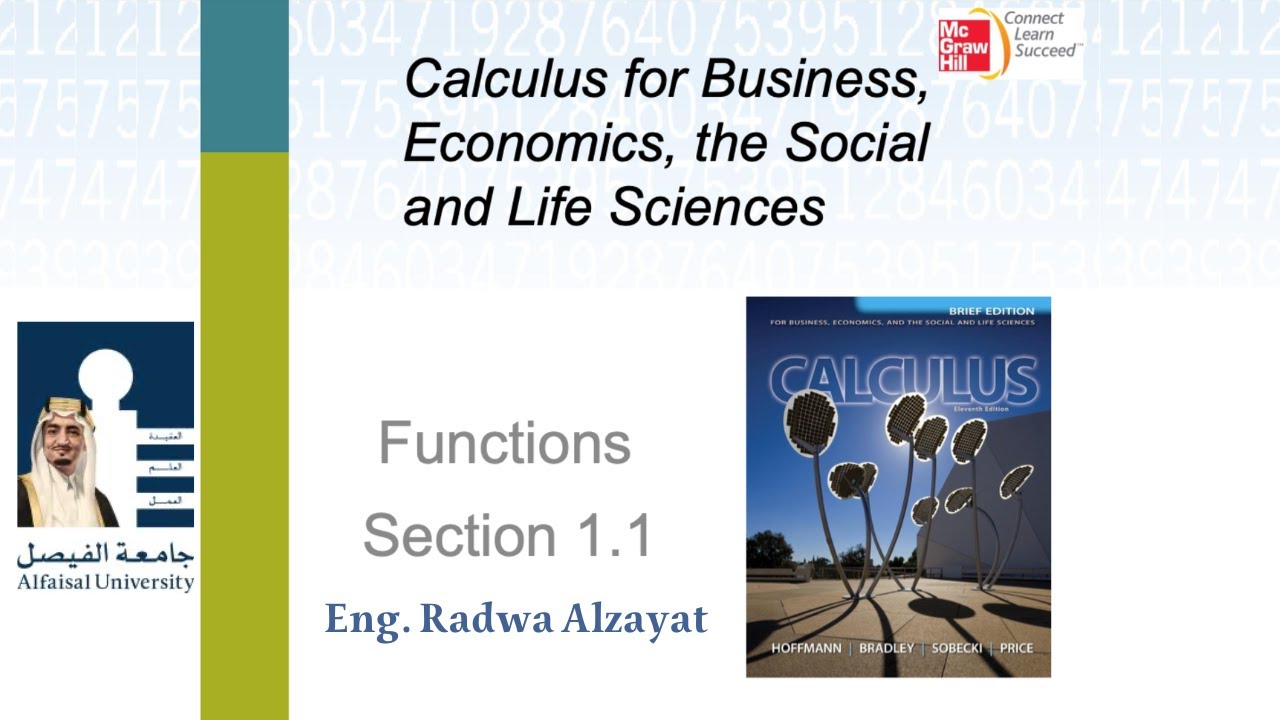 MAT111- Business Calculus - section 1.1 part(1)- جامعة الفيصل