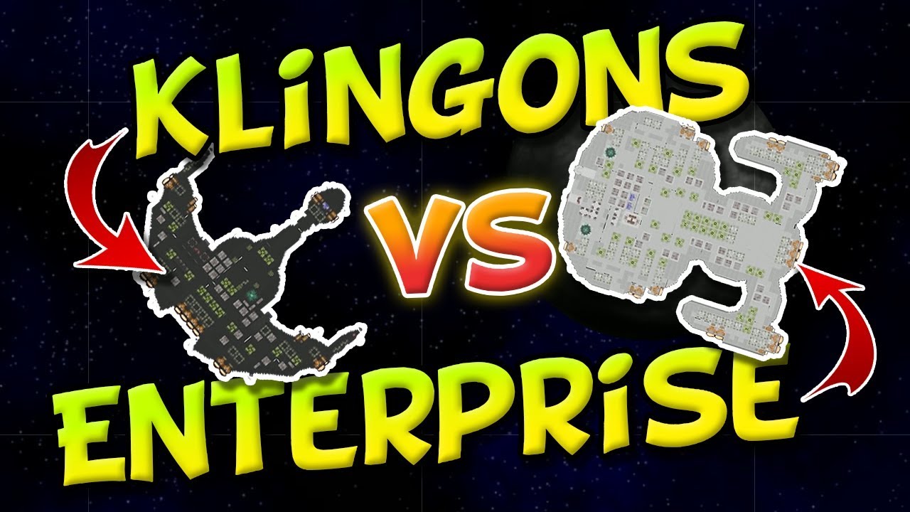 BIRD OF PREY vs ENTERPRISE! - Cosmoteer Star Trek battles - Game of Space Battles!