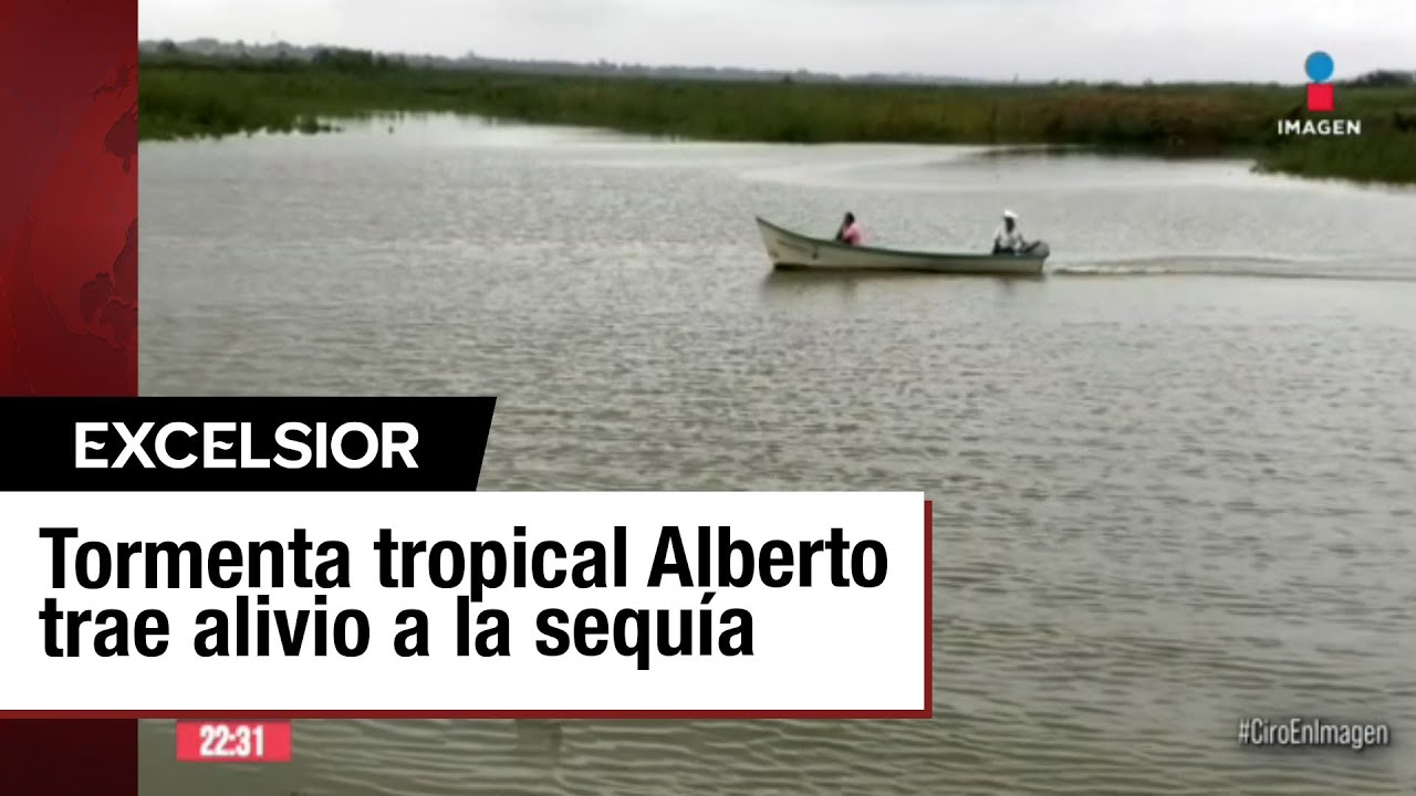 Tormenta tropical Alberto trae alivio a la sequía en Tamaulipas y Michoacán