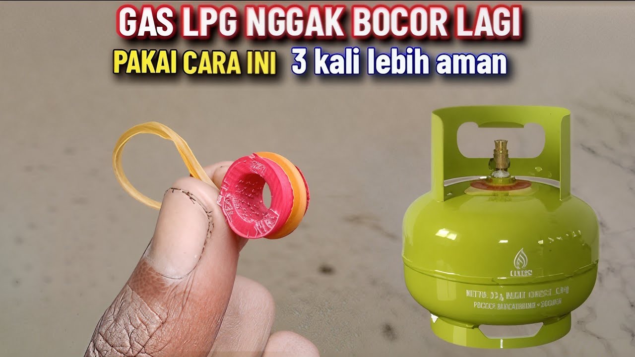 MENGAPA TIDAK TAU DARI DULU !! DUA CARA TERMUDAH MENGATASI GAS LPG BOCOR