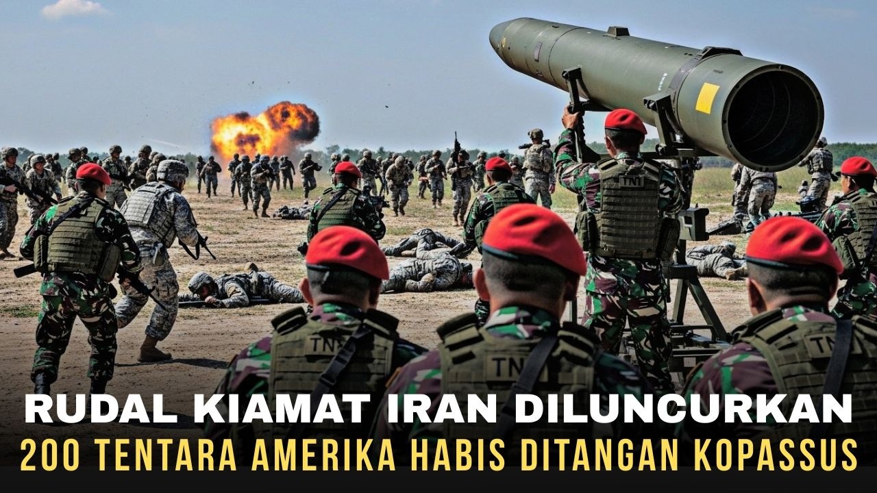 GARA-GARA IRAN SURUH KOPASSUS PAKAI RUDAL KIAMAT !!! 200 TENTARA AMERIKA BERAKHIR JADI BEGINI ...