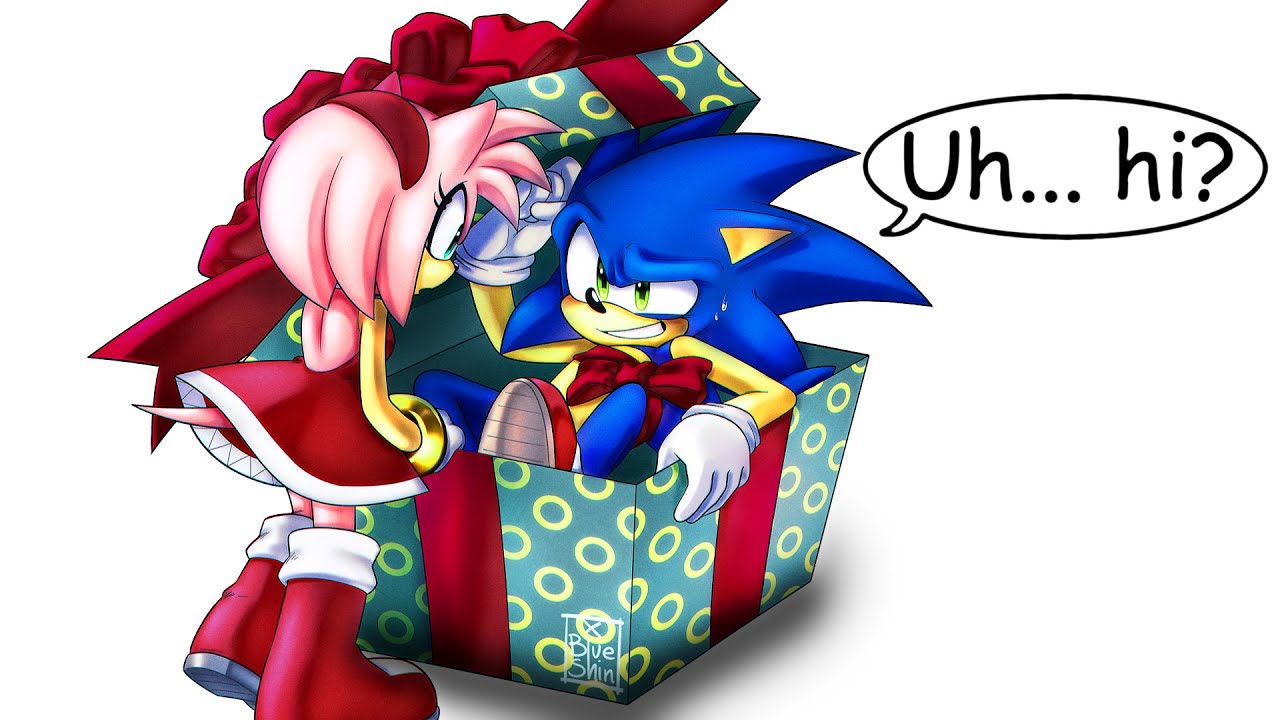 Подарок Соника для Эми — сборник комиксов Sonic x Amy (Sonamy)