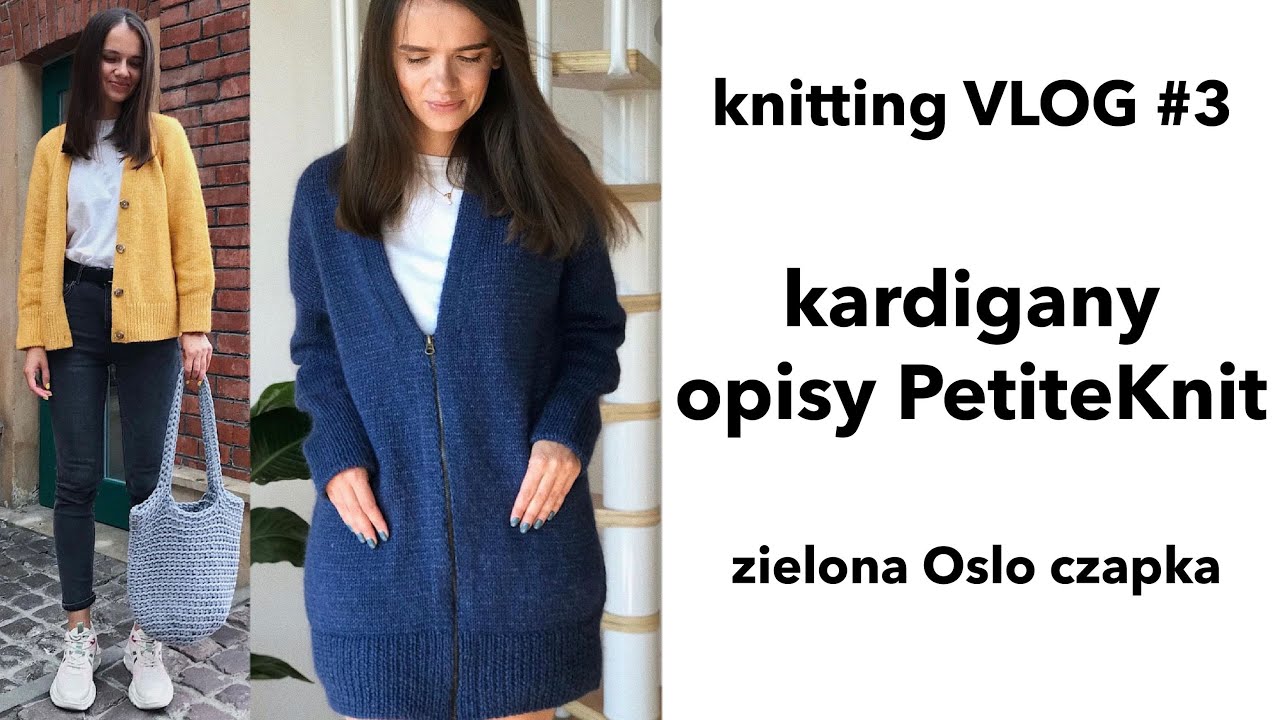 ROZDANIE! Zaczęłam dziergać Oslo czapkę. Skończyłam kardigan dla córki. Kardigan na zamek