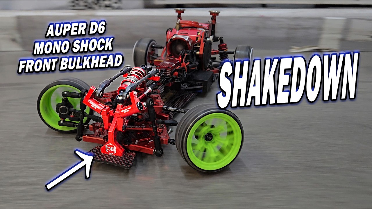 3Racing Auper D6 Передний моноамортизатор, алюминиевая перегородка, тестовая установка