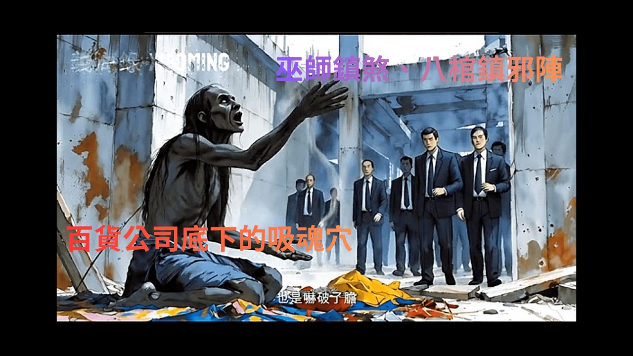 高僧示警、巫師鎮煞、八棺鎮邪陣，百貨公司底下的吸魂穴  #靈異 #都市傳說 #恐怖