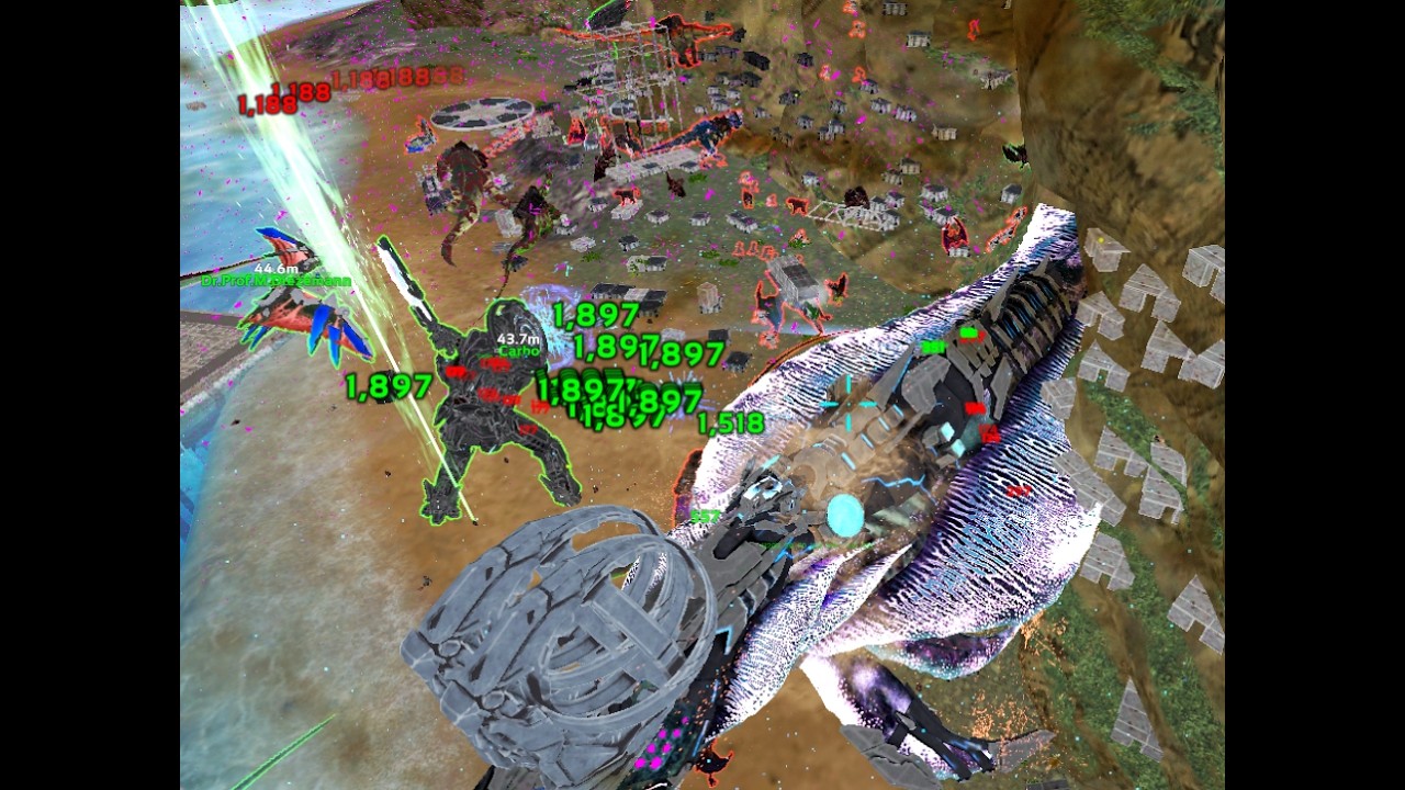Fighting The Entire Server AT THE SAME TIME | Motosicarios | Ark Unofficial PvP