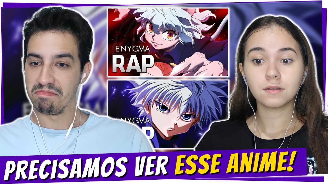 Rap da Neferpitou | Pelo Rei | Enygma 82 e Rap do Killua | Godspeed | Enygma 57 | REACT 🔥🎧