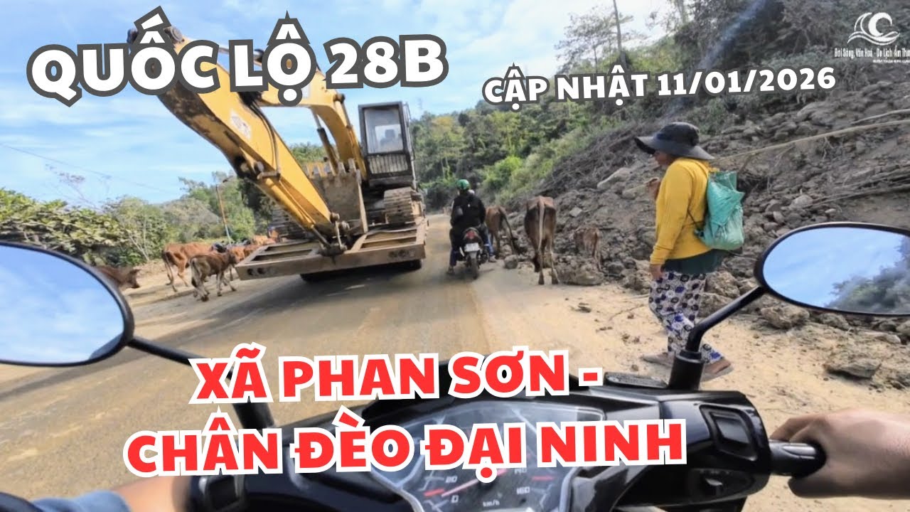 Cập Nhật Mới Nhất Tình Hình Quốc Lộ 28B Qua Xã Phan Sơn Đến Chân Đèo Đại Ninh 