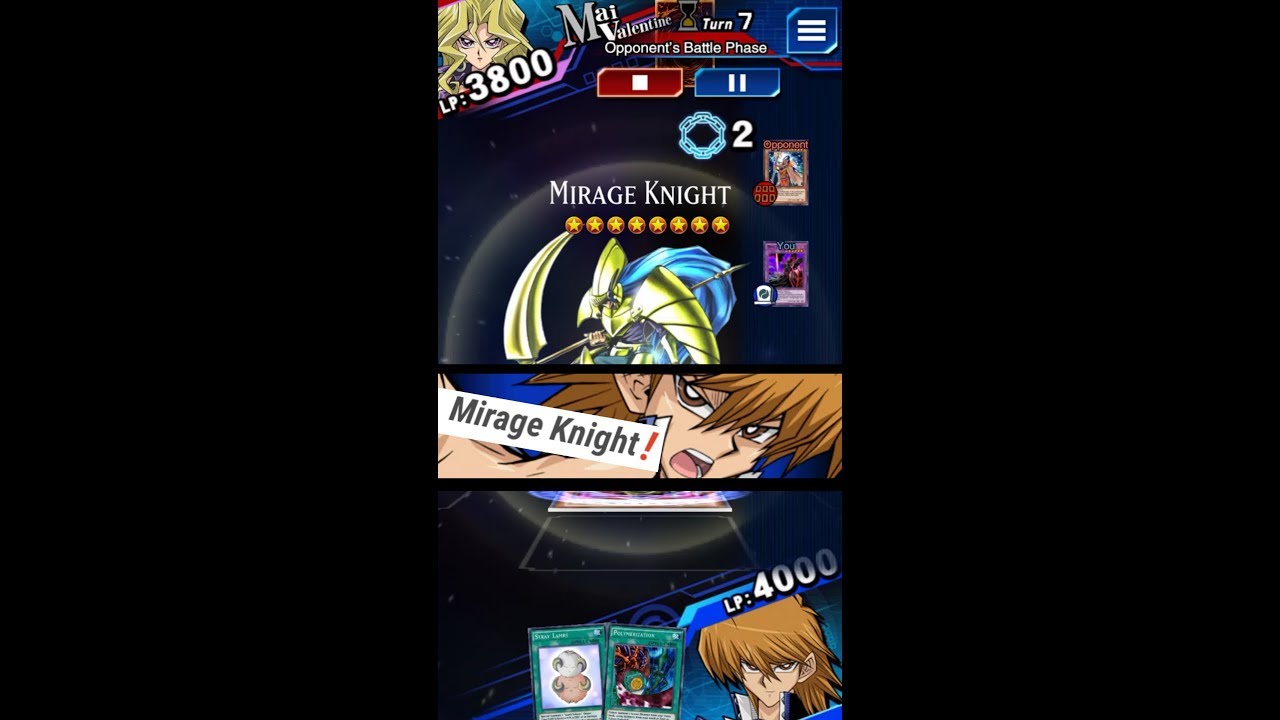 Yugioh Duel Links - Hardest Monster to summon : Mirage Knight