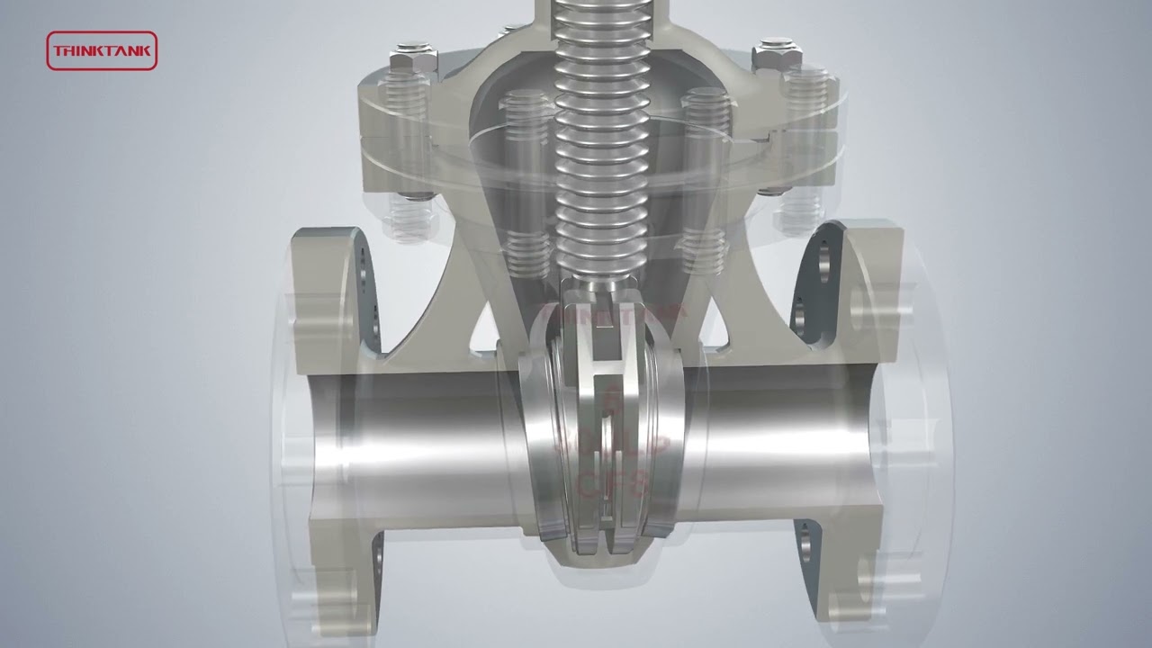 Bellows Sealed Gate Valve Assembly & Structure | THINKTANK