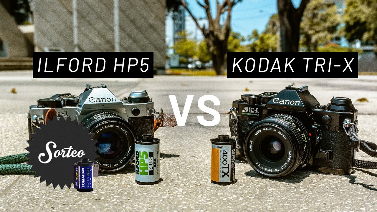 Kodak Tri-X vs. Ilford HP5 + 🚨SORTEO🚨