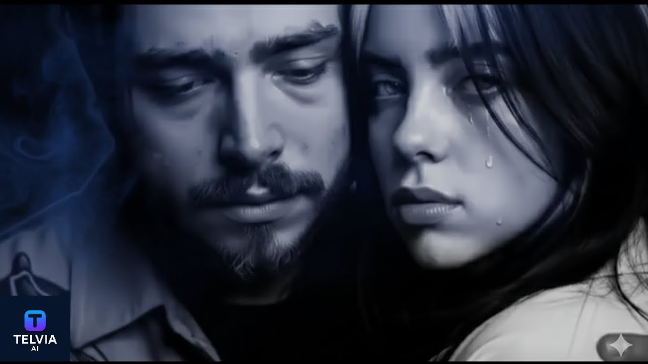 Post Malone & Billie Eilish - Lost in the Shadows (lyrics video)