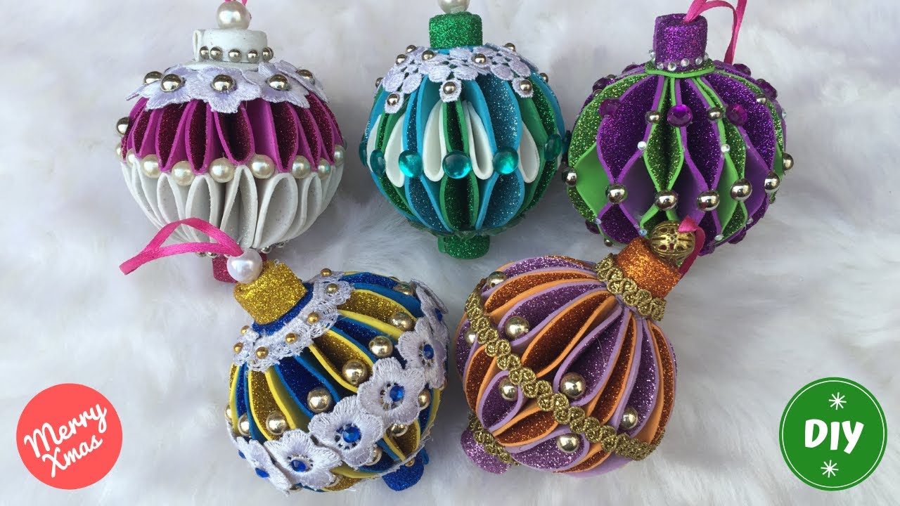 DIY Christmas tree Ornaments,
