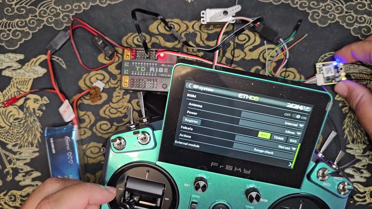 FrSky ETHOS TDR18 TDMX SBUS Redundancy Failover Testing