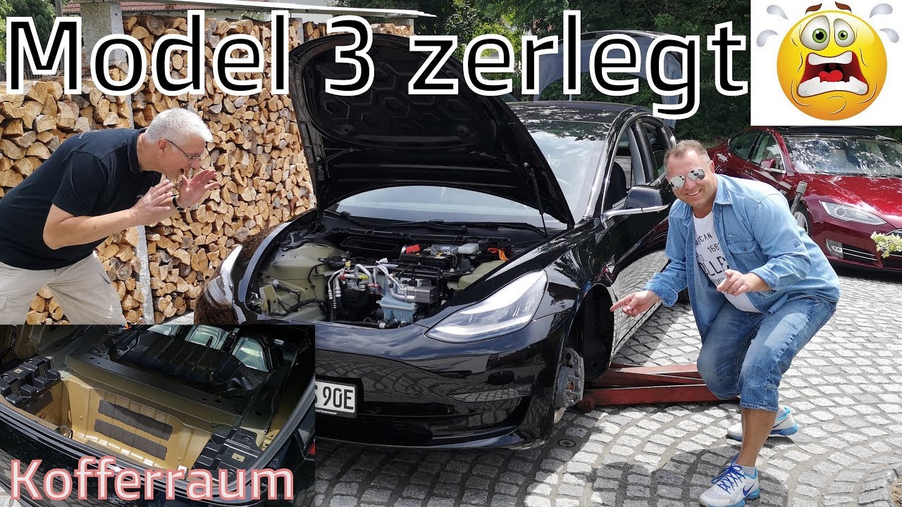 Tesla Model 3 zerrupft / Hohlraumversiegelung Ergebnis / Kosten