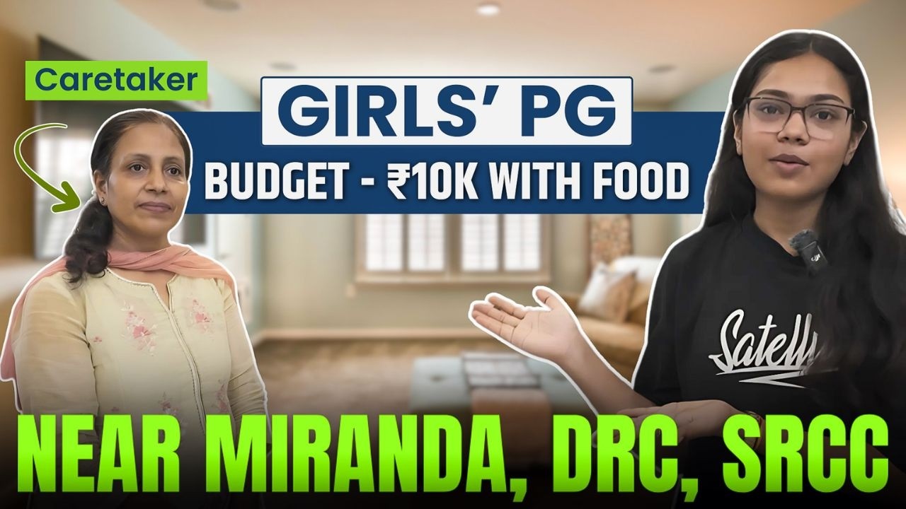 Safe and budget friendly Girls PG near DRC, SRCC, Miranda  #delhiaccommodation #universityofdelhi