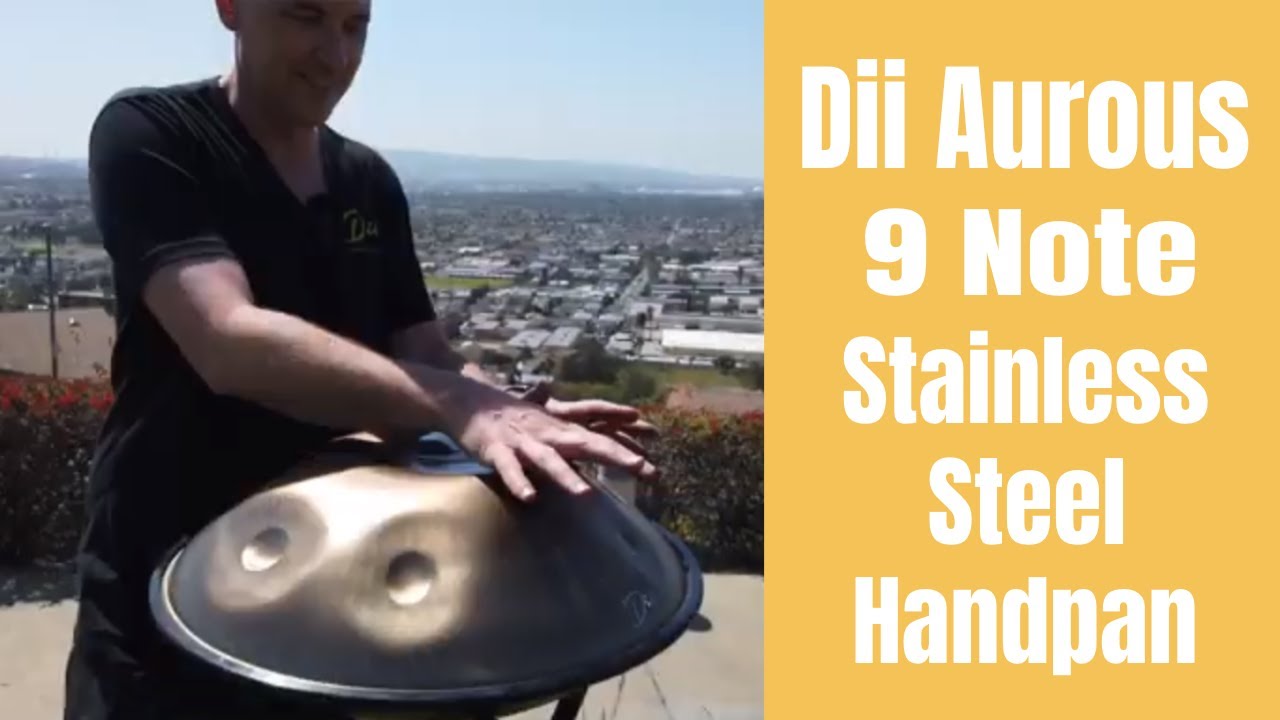 Dii Aurous 9 Note Stainless Steel Handpan