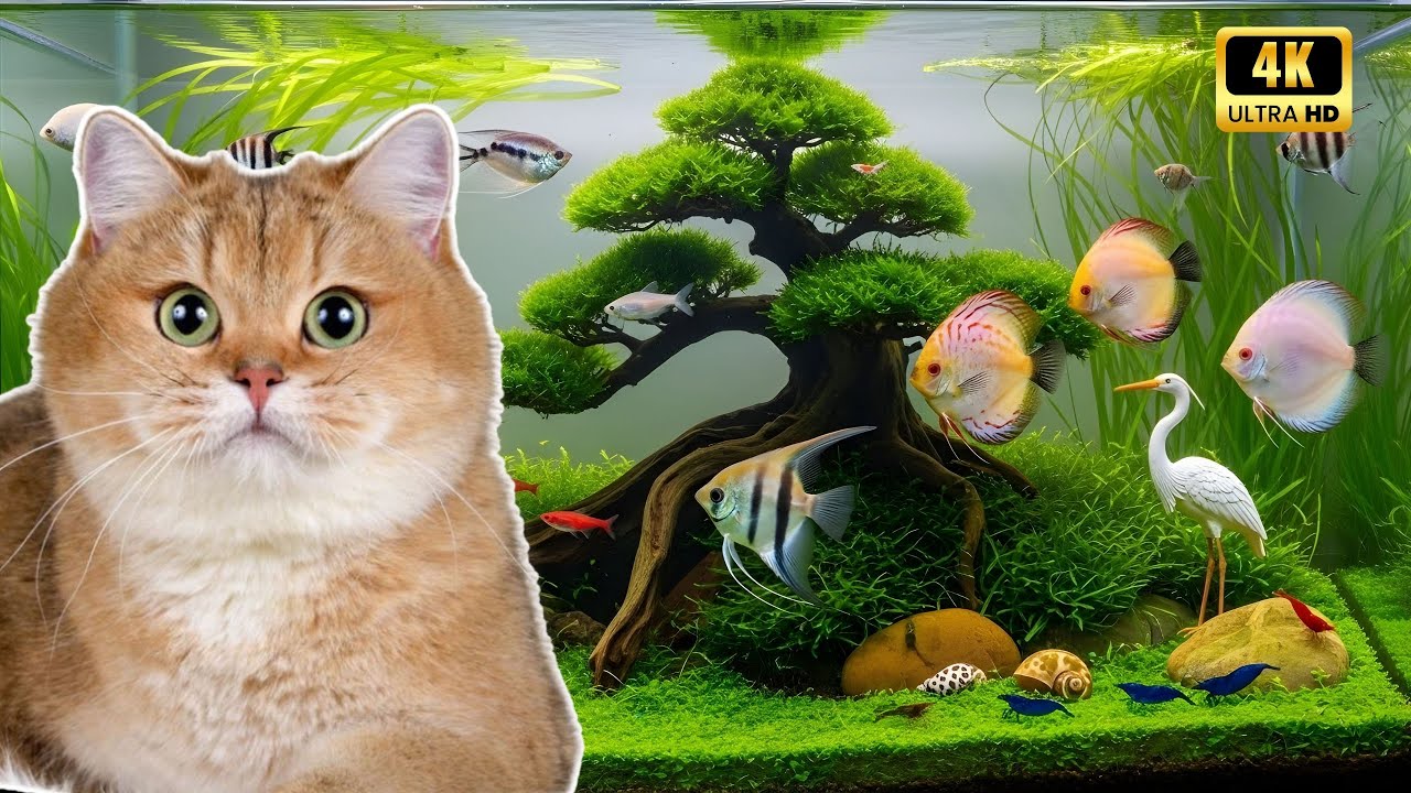 Cat TV | Beautiful Aquarium for Cats and Humans to Relax Every Day EP.09