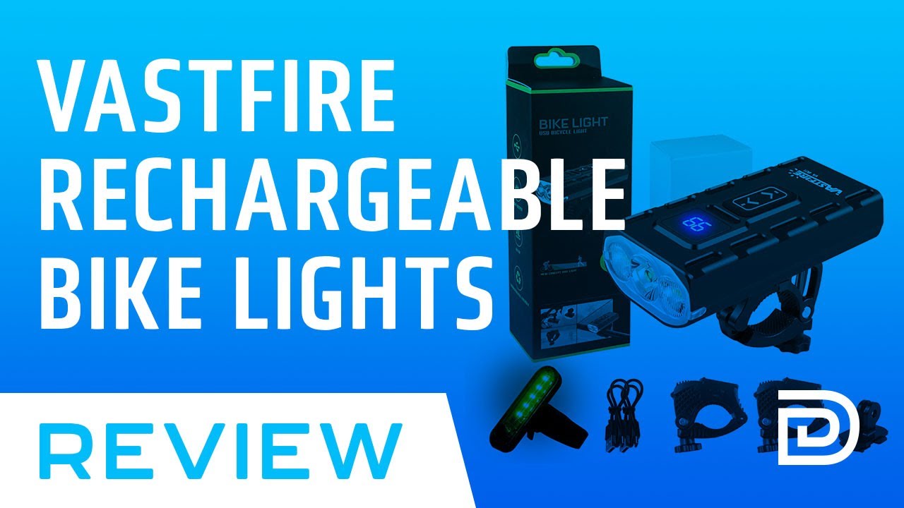 VASTFIRE Mountain Bike Lights Night Riding Review | LED Rechargeable Bicycle Headlight & Rear Light