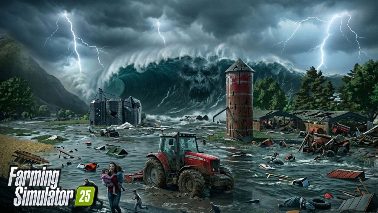 Wielkie tsunami zalało całą wyspę! 🌊🌪️