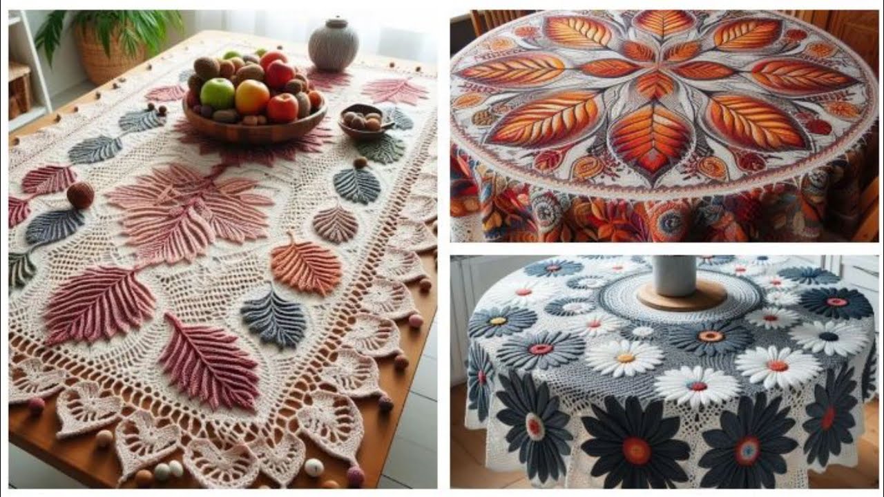 Modern Crochet Table Runner Pattern to Decorate your Dining Table | Crochet free pattern 