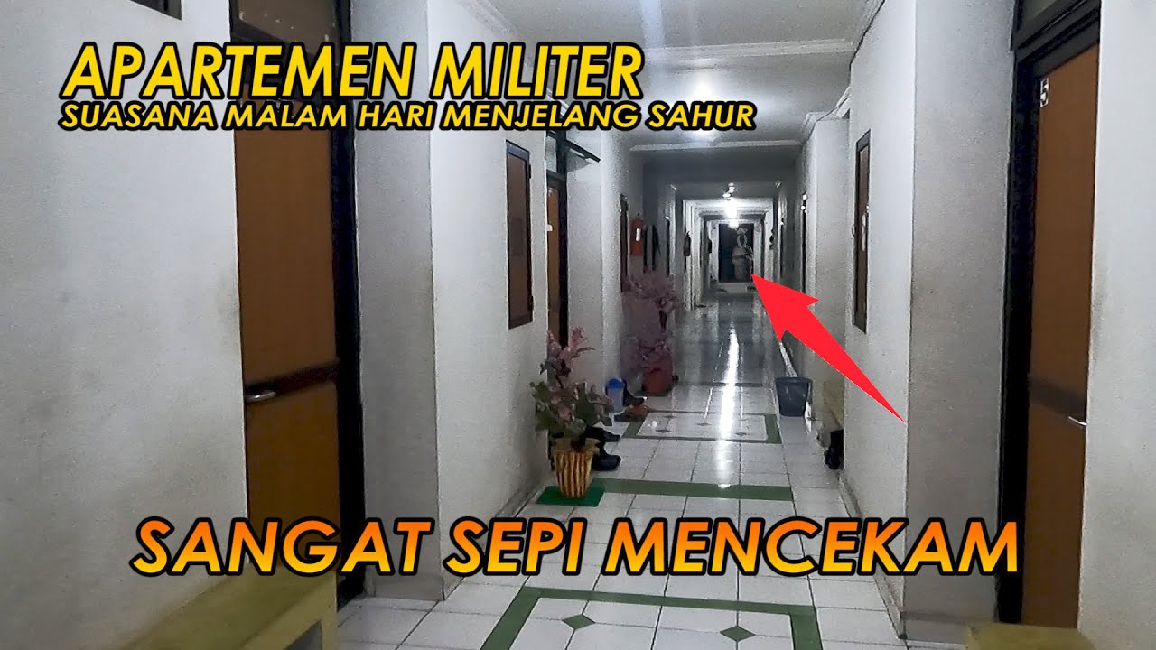 SUASANA SAHUR DI APARTEMEN MILITER - ADA SOSOK YANG LAGI KESEPIAN DIPOJOK SANA