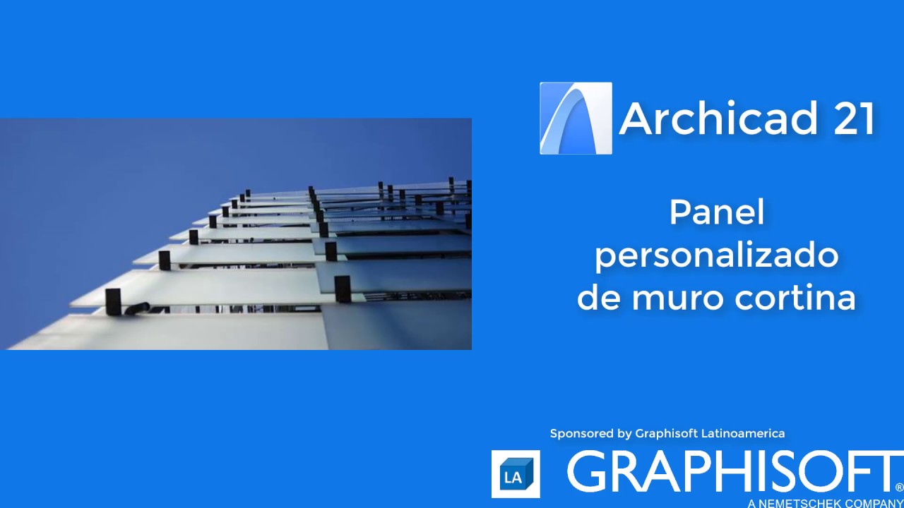 ARCHICAD PANEL PERSONALIZADO DE MURO CORTINA