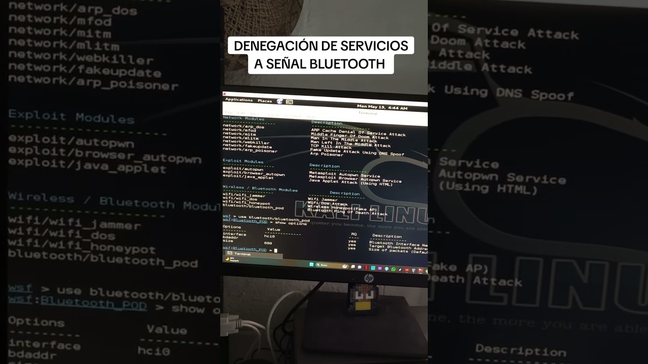 Ataque a servicios bluetooth desde pc