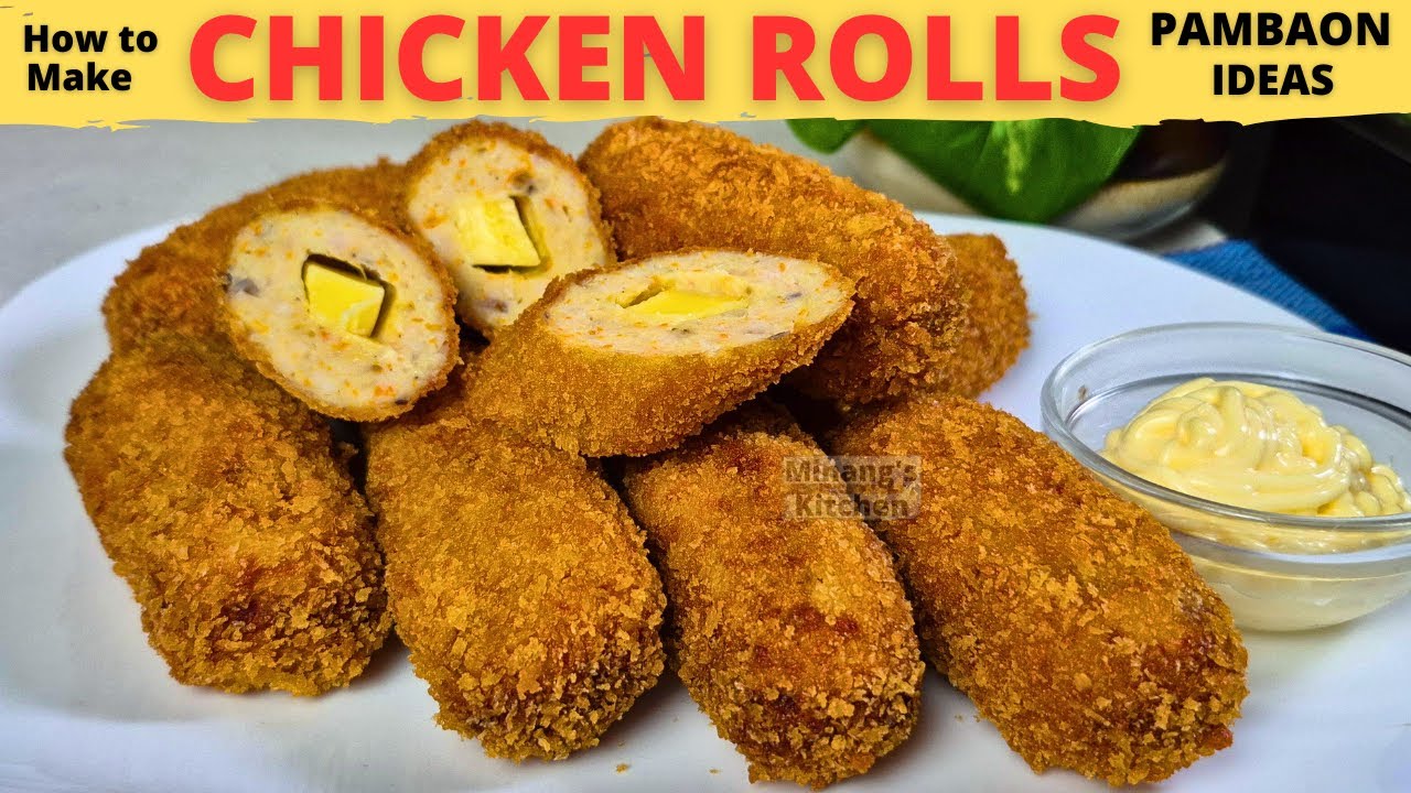 CHICKEN ROLL | Crunchy Breaded CHICKEN ROLLS | Chicken Roll Recipe