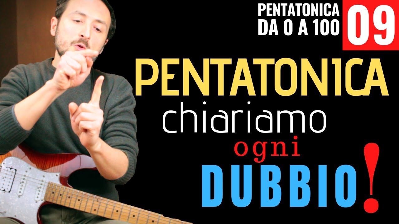 Scala pentatonica - Chiariamo ogni dubbio tra Maggiore e Minore relativa | con Vince Carpentieri
