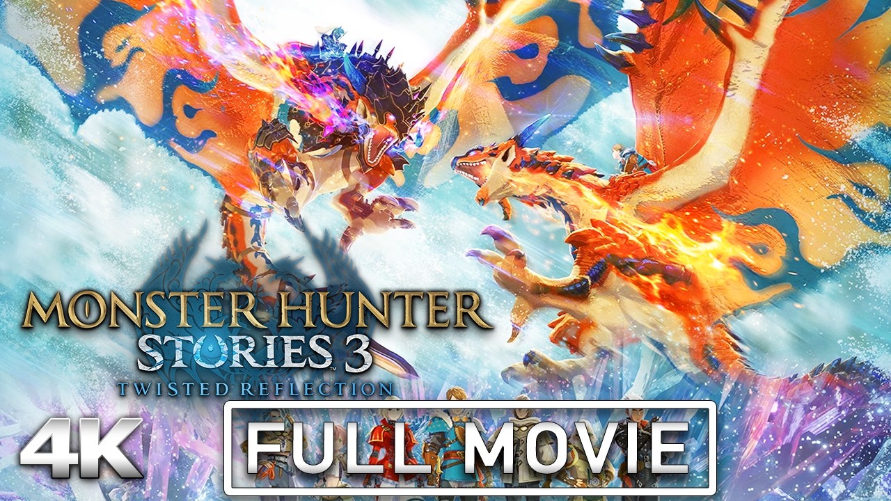 MONSTER HUNTER STORIES 3: Twisted Reflection All Cutscenes (Full Game Movie) 4K 60FPS Ultra HD