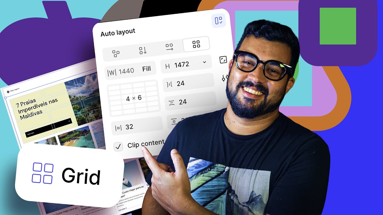 Auto Layout GRID do Figma 2025