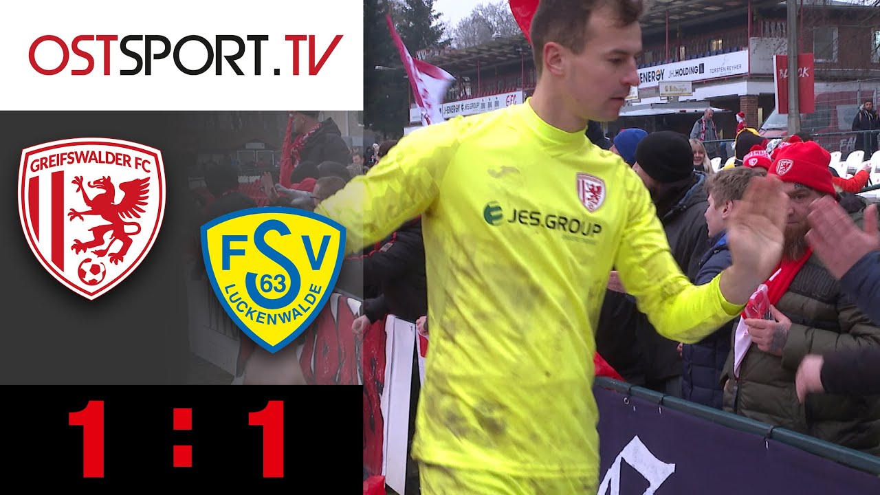 TORWART-FEHLER kostet Kroos den Sieg: Greifswalder FC - Luckenwalde 1:1 | Regionalliga Nordost