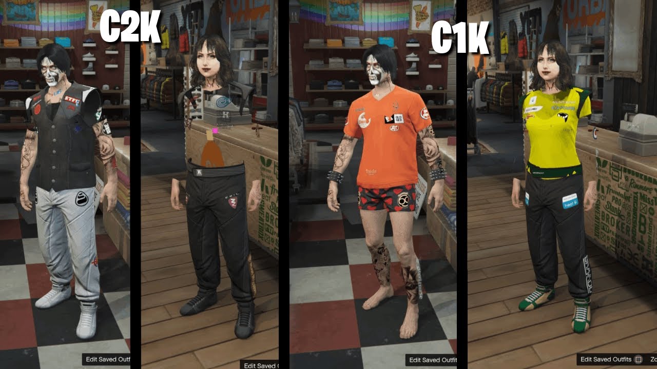 How to make a C2K & C1K for male/female using BEFF
