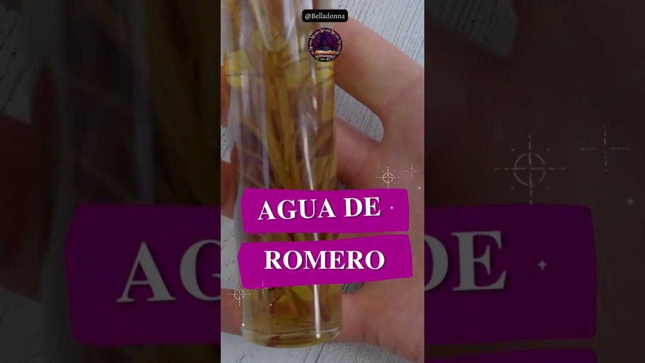 Wicca - Usos m&aacute;gicos del agua de romero #wicca #brujaprincipiante #brujitips