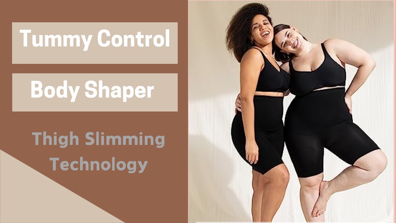 SHAPERMINT High Waisted Body Shaper Shorts Shapewear|Women Tummy Control Thigh Slimming Technology