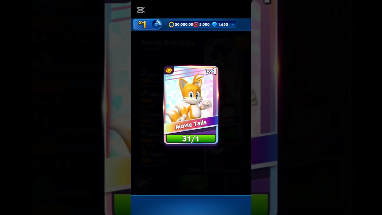 Unlocking all movie characters.unlocking moment of 11 characters in sonic dash #sonic #video