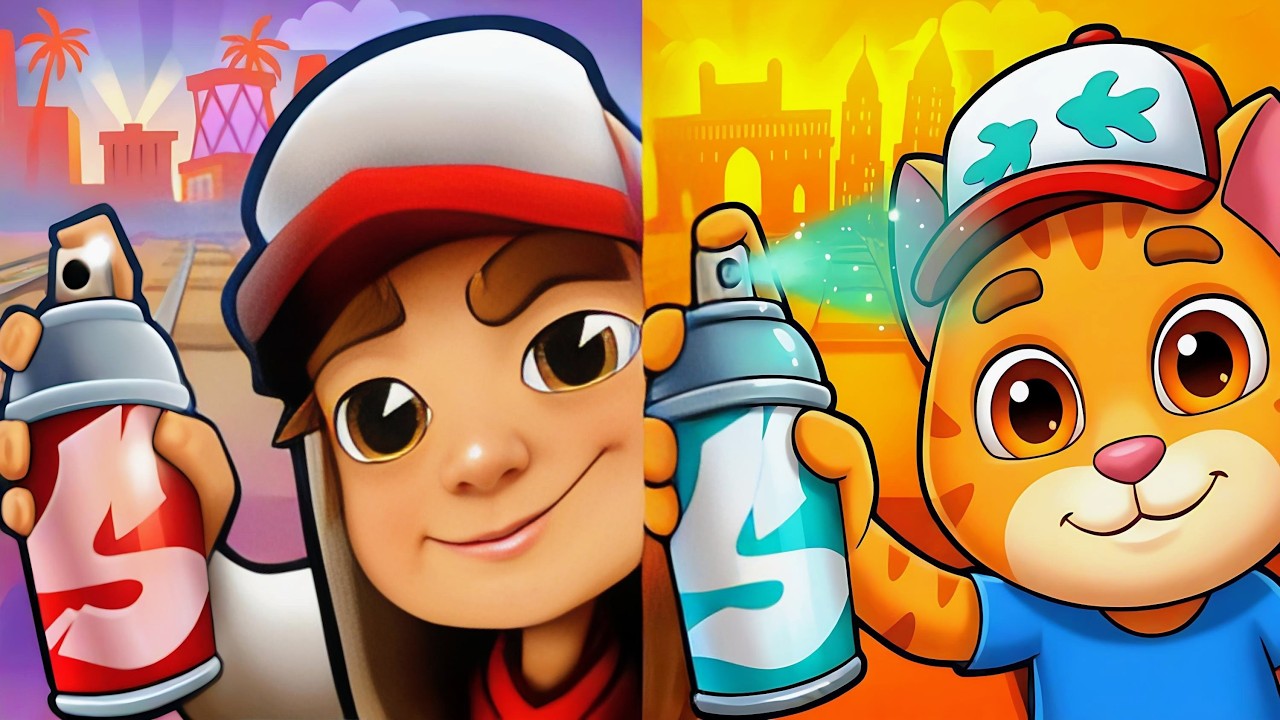 Running Pet Dec Rooms 🆚 Subway Surfers Games Comparison 