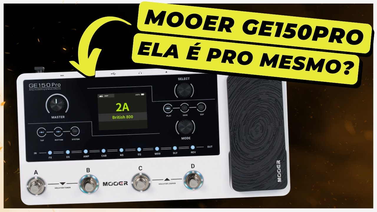 MOOER GE150PRO - TEST SOUND
