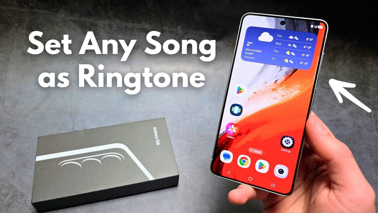 How to Set ANY Song as Ringtone on Samsung Galaxy S26 / S26 Ultra / S26+